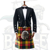 Buchanan Tartan Prince Charlie Outfit – Premium Highland Formalwear by BattleOfKilts